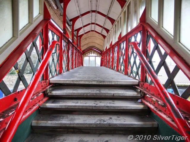 The grand old platform bridge at St Austell