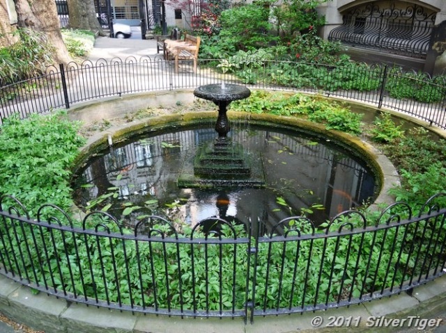 Fish pond and fountain, Postman's Park