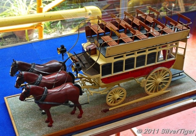 Model horse bus, Manchester Transport Museum