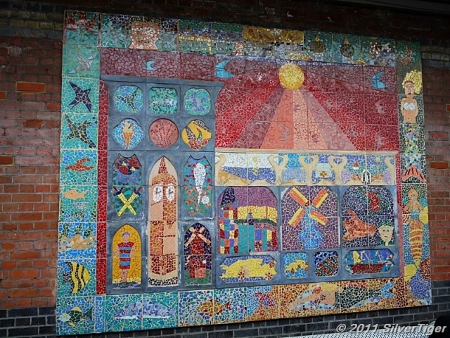 Historical mosaic of Bexhill